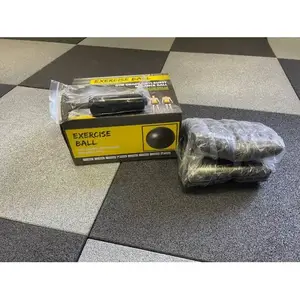 М'яч для фітнесу Generation Fitness Anti-Burst FF-75 см Black з насосом купити