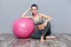 М'яч для фітнесу (фітбол) Power System PS-4013 Ø75 cm PRO Gymball Pink купити
