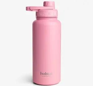 Пляшка для води металева з подвійною вакуумною ізоляцією Bohtal Insulated Sports Bottle 960 ml/32 oz Pink купити