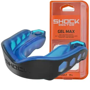 Капа Shock Doctor Gel Max взрослая (возраст 11+) Black/Blue (art. 6100-BB-AD) купить