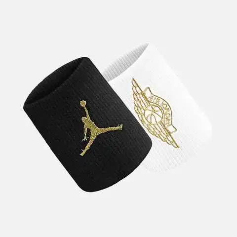 Напульсник Nike JORDAN JUMPMAN X WINGS WRISTBANDS 2.0 BLACK/WHITE/ белый, черный Уни OSFM купить