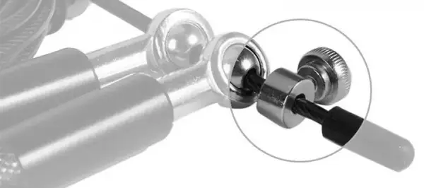 Скакалка скоростная на подшипниках алюминиевая PowerPlay 4207 Elite Jump Rope Серебряная (3m.) купить недорого в Украине, фото 10