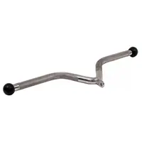 Ручка для верхней тяги York Fitness V-образная многофункциональная с резиновыми наконечниками, хром. купить