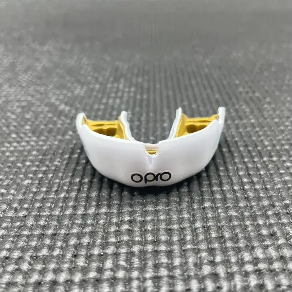 Капа OPRO Instant взрослая (возраст 11+) White/Gold (art.102520006) купить недорого в Украине, фото 5