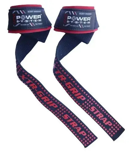 Лямки для тяги Power System PS-3430 XTR-Grip Straps Black/Red купити недорого в Україні, фото 3