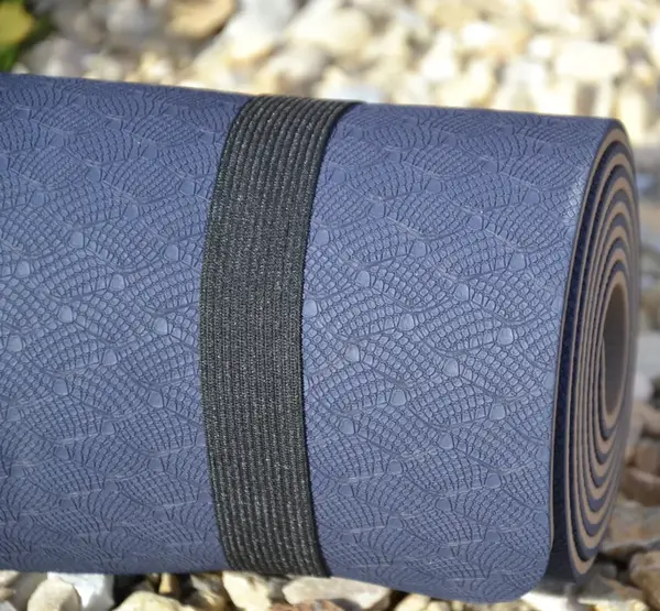 Коврик для йоги и фитнеса PowerPlay 4150 TPE Premium Performance Mat Синий (183x61x0.6) купить недорого в Украине, фото 5