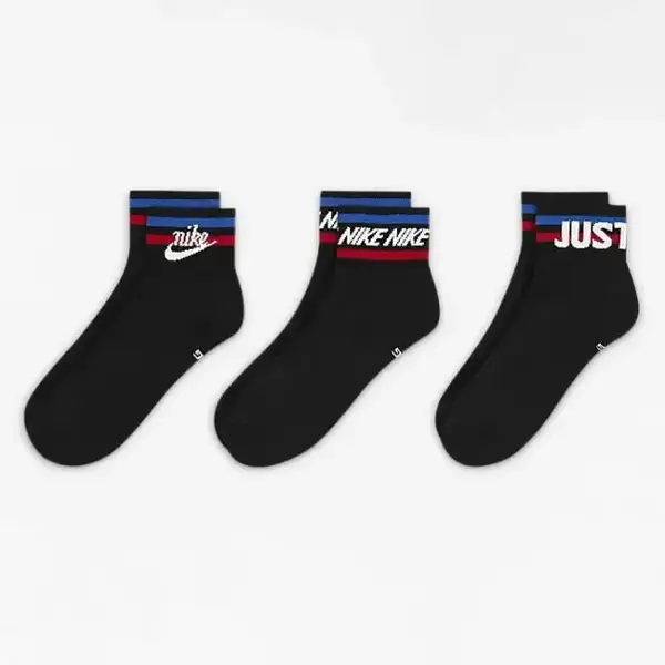 Носки Nike U NK NSW EVERYDAY ESSENTIAL AN 3PR черный Уни 46-50 купить недорого в Украине, фото 2