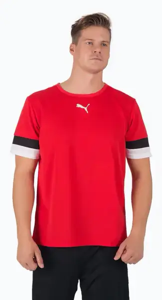Футболка Puma teamRISE Jersey червоний Чол XXL купити недорого в Україні, фото 3