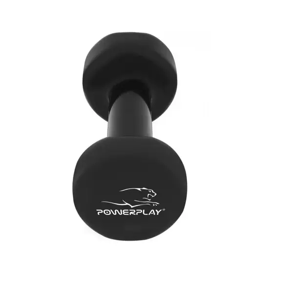Гантели виниловые PowerPlay 2*2 кг. PP_4121 Черные (2шт. - пара) + Резинка для фитнеса 7,5кг купить недорого в Украине, фото 5