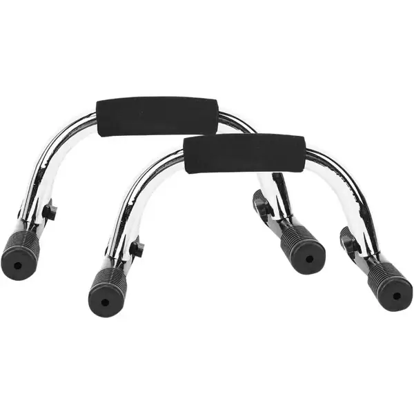 Упори для віджимань York Fitness (пара), хром купити недорого в Україні, фото 3