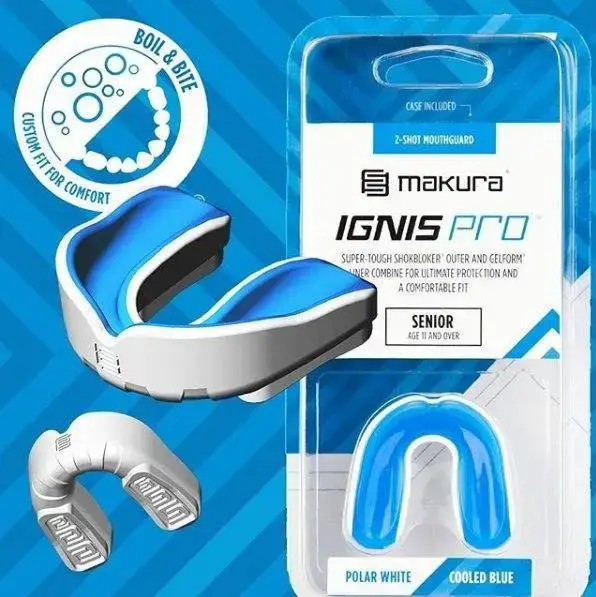 Капа MAKURA Ignis взрослая (возраст 11+) White/Blue (art.6017514033) купить недорого в Украине, фото 2