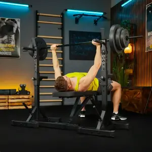 Стойки под штангу Trex Sport TX-100S регулируемые с отжимными ручками. купить