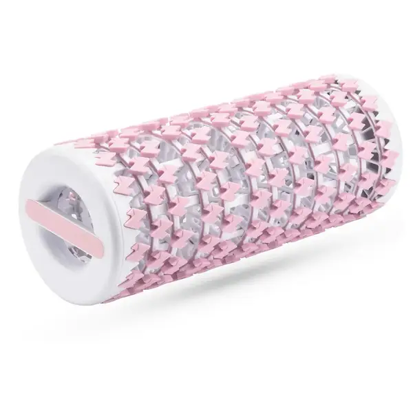 Массажный ролик Gymtek 3D регулируемый бело-розовый купить недорого в Украине, фото 4