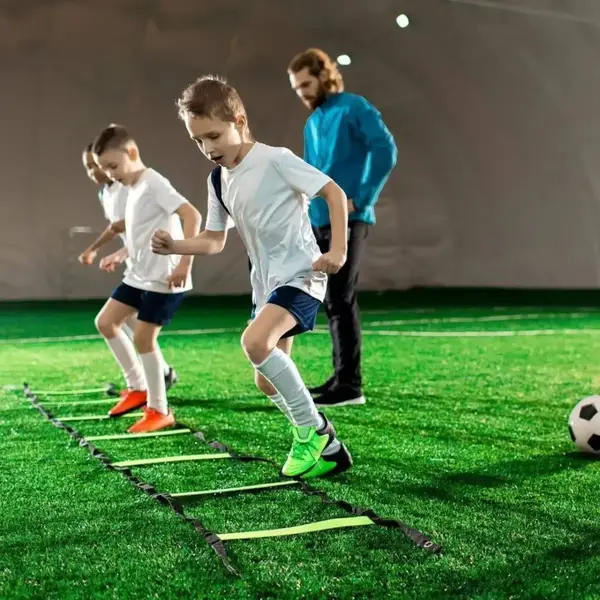 Координационная лестница для тренировки скорости Power System PS-4087 Agility Speed Ladder Black/Yellow купить недорого в Украине, фото 10