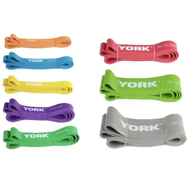 Резинка для фітнесу York 20-40кг - 2080x32x4,5 мм, зелений купити недорого в Україні, фото 8