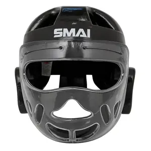 Шолом SMAI із захисною маскою | XL | ЧОРНИЙ | P011B-GRILL купити