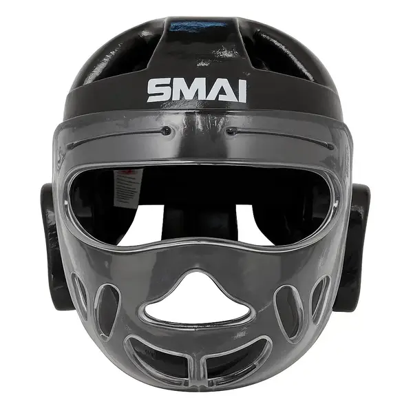Шолом SMAI із захисною маскою | XL | ЧОРНИЙ | P011B-GRILL купити