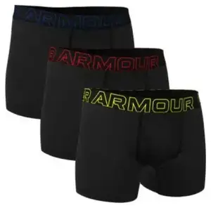 Трусы UA PERFORMANCE COTTON - SOLID 3 IN 3PK черный Муж M купить