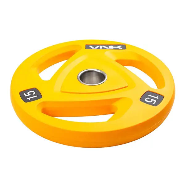 Диск для штанги VNK PRO 15 кг | Желтый | (1 шт) купить недорого в Украине, фото 2