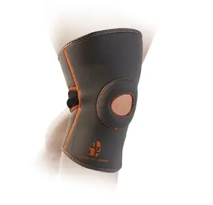 Наколенник MadMax MFA-297 Knee Support with Patella Stabilizer Dark Grey/Orange M купить