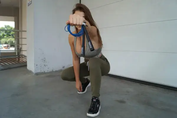 Скакалка швидкісна Power System PS-4033 Crossfit Jump Rope Blue (2,8m.) купити недорого в Україні, фото 8