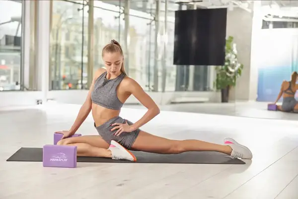 Блок для йоги PowerPlay 4006 Yoga Brick Фіолетовий купити недорого в Україні, фото 5