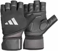 Перчатки для тренинга Adidas Wrist Wrap Training Gloves черный, белый уни XS купить