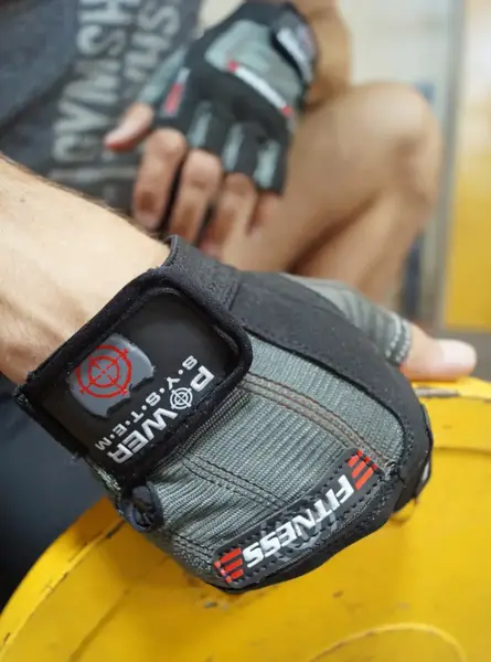 Перчатки для фитнеса Power System PS-2300 Fitness Grey/Black S купить недорого в Украине, фото 9