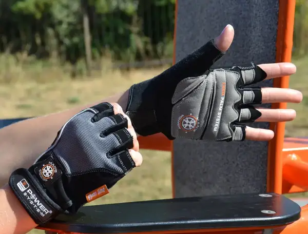 Перчатки для фитнеса Power System PS-2580 Man's Power Black/Grey XL купить недорого в Украине, фото 9