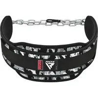 Пояс для обременений с цепью RDX T7 Dipping Belt 2 Layer неопреновый Camo Grey купить