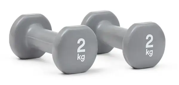 Гантели Reebok Dumbbells серый Уни 2 кг купить недорого в Украине, фото 5