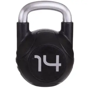 Гиря обрезиненная на 14 кг с хромированной ручкой York (TA-2681-14) купить