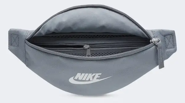 Сумка на пояс Nike NK HERITAGE S WAISTPACK 1L сірий Уні 28x8x13 см купити недорого в Україні, фото 3
