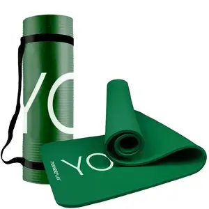 Коврик для йоги и фитнеса PowerPlay 4151 NBR Performance Mat Зеленый (183x61x1.5) купить