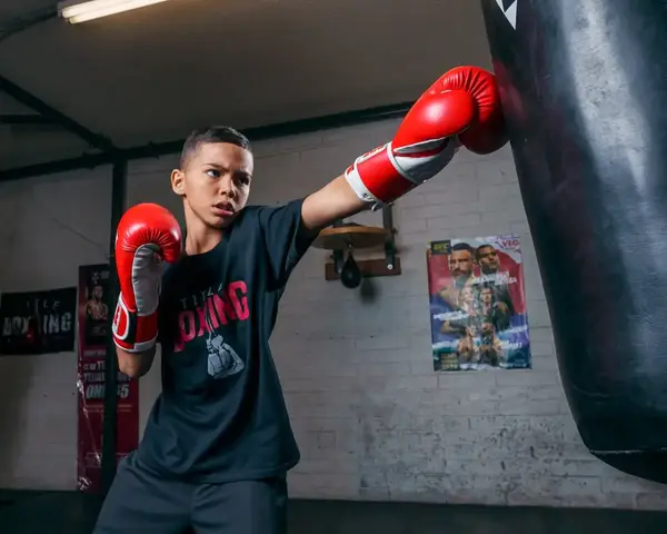 Боксерские перчатки TITLE Classic Pro Style 3.0 Red/White 12 oz (капа в комплекте) купить недорого в Украине, фото 6