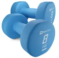 Гантели для фитнеса неопреновые круглые Hop-Sport HS-V080DR 2x8кг голубой купить