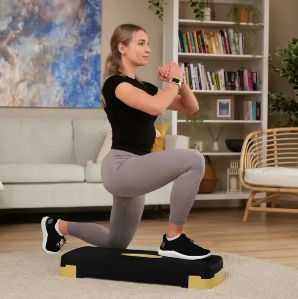 Степ платформа Hop-Sport HS-PP033AS чорно-золота купити недорого в Україні, фото 7