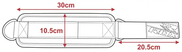 Лямка на лодыжки RDX Gel купить недорого в Украине, фото 3