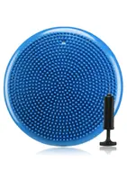 Балансувальна подушка Gymtek синя + насос купити