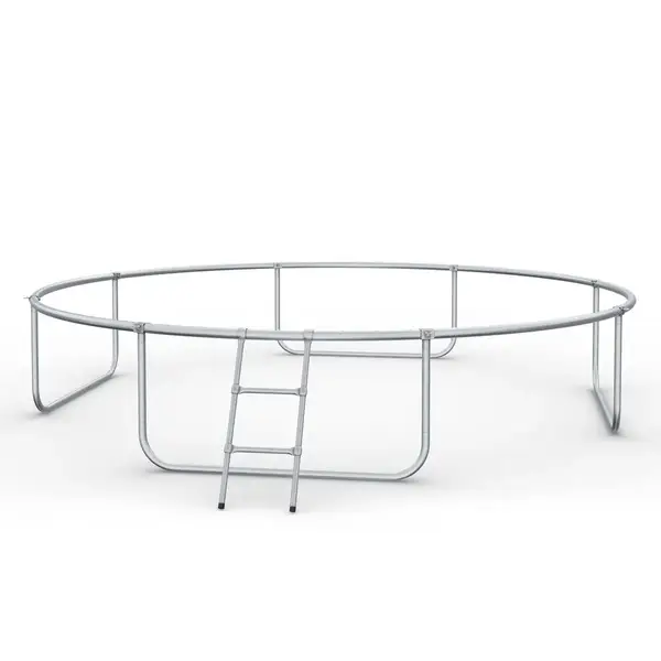 Батут Zipro Jump Pro с внутренней сеткой 12 футов 374 см черно-зеленый купить недорого в Украине, фото 7