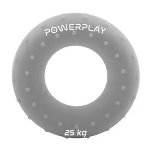 Эспандер кистевой силиконовый PowerPlay PP-4338 Hand Grip Large 25 кг. Серый купить