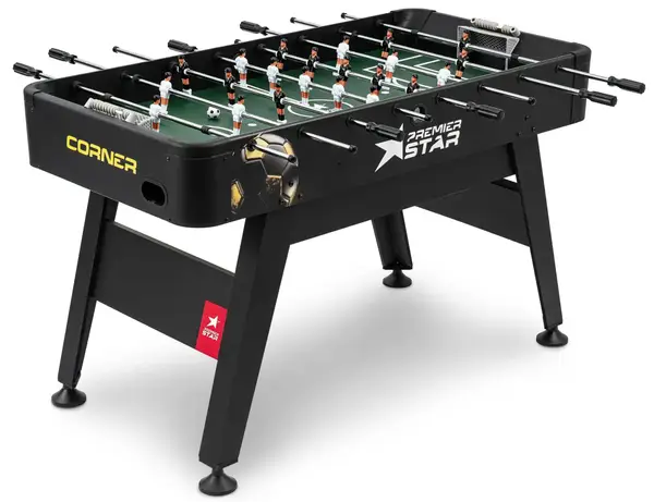 Настольный футбол Hop-Sport Corner черно-золотистый купить недорого в Украине, фото 3