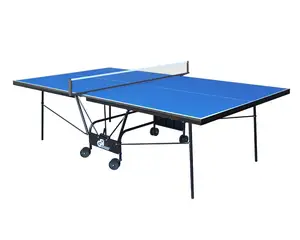 Стол теннисный "GSI-sport", модель "Compact Strong" Синий купить
