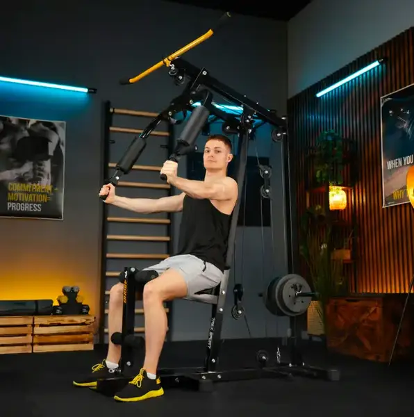 Силова фітнес станція Trex Sport TX-450HG з верхньою та нижньою тягою купити недорого в Україні, фото 4