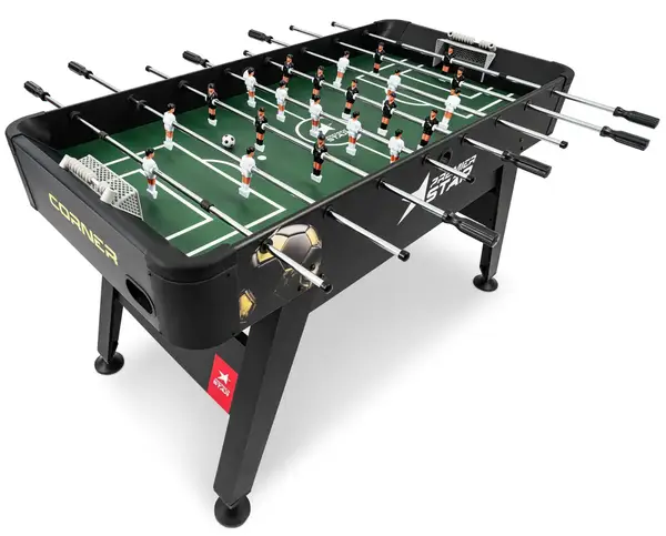Настольный футбол Hop-Sport Corner черно-золотистый купить недорого в Украине, фото 2