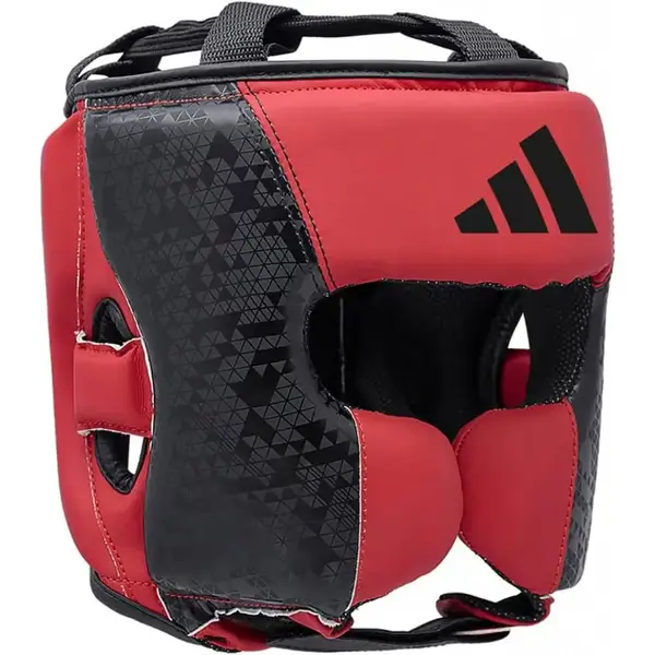 Шолом боксерський Adidas Combat 50 L| чорно/червоний | Обхват голови 58-61 см | ADIC50HG ADIDAS купити недорого в Україні, фото 3