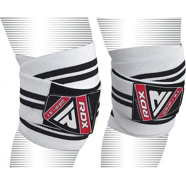 Бинты на колени RDX K1 GYM Knee Wraps White/Black Plus купить недорого в Украине, фото 3