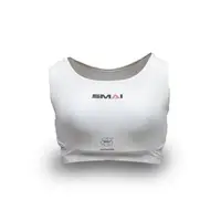 Защита груди для женщин с лицензией WKF L белая | SMAI P14 купить