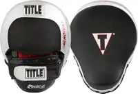 Лапы боксерские TITLE Boxing Aerovent Anarchy Punch Mitts Black/Silver купить