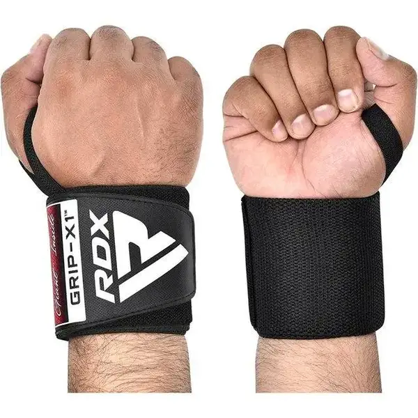 Бинти для зап'ясть (кистьові бинти) RDX W3 Gym Wrist Wraps Full Black купити недорого в Україні, фото 5